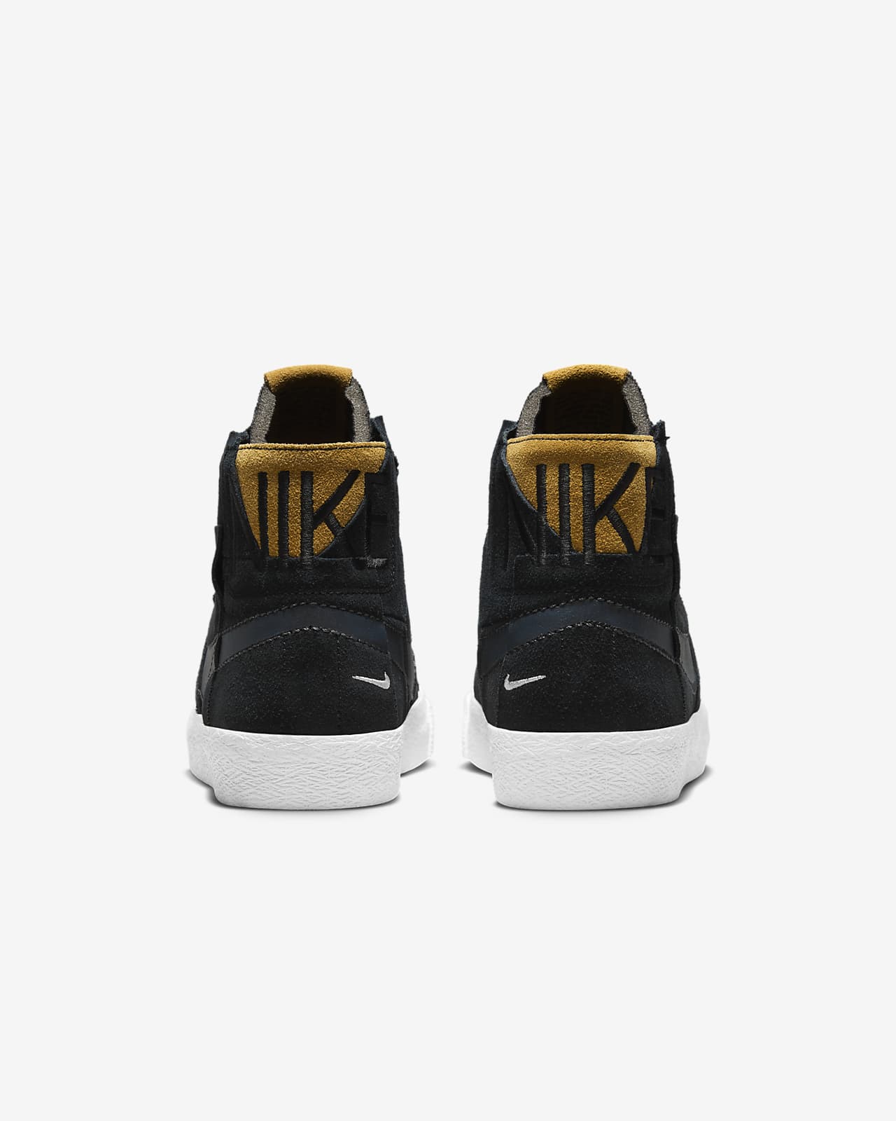 Nike SB Shoes Blazer Mid Black Wheat Desert Ochre US SIZE Skateboard Sneakers