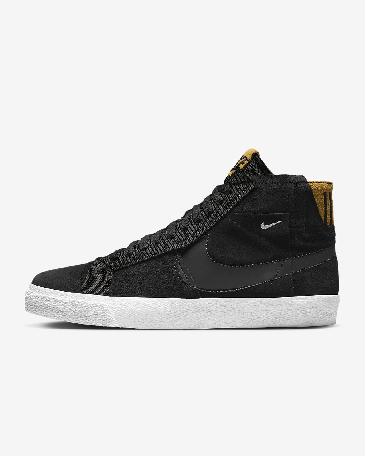 Nike SB Shoes Blazer Mid Black Wheat Desert Ochre US SIZE Skateboard Sneakers