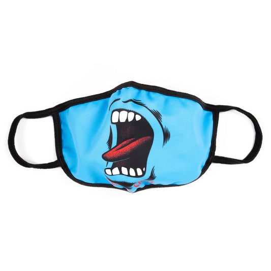 Santa Cruz Screaming Face Mask Skateboard Reusable Washable - Non-surgical