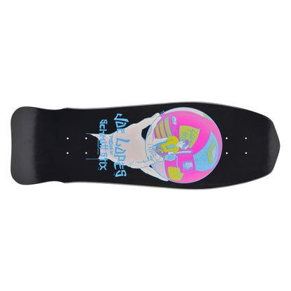 Schmitt Stix Skateboard Deck Joe Lopes Crystal Ball Black Dip 9.875" Reissue