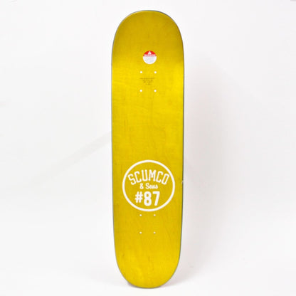 Scum co & Sons Skateboard Deck Dukes Up Kevin Taylor 8.25"