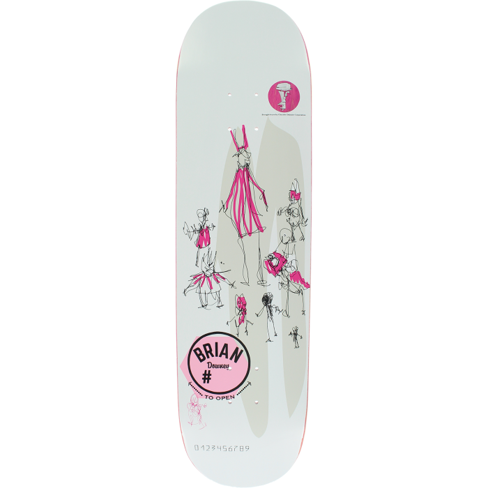 Scum co & Sons Skateboard Deck Models & Celebrities Brian Downey 8.25"