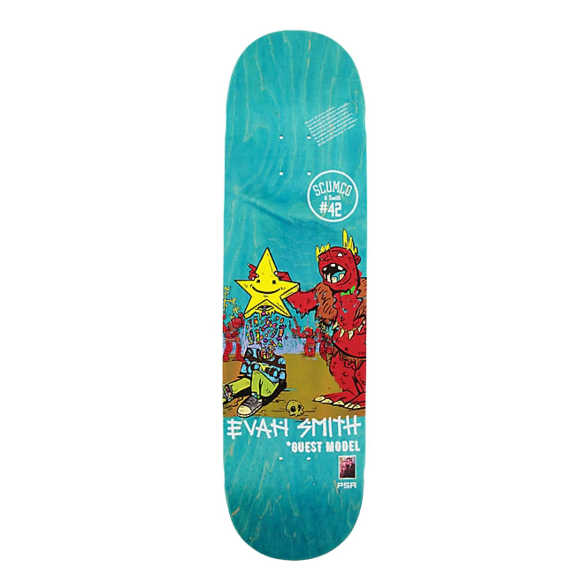 Scum Co Sons Skateboard Deck Pagan Pinata Party Evan Smith 8 5 Guest Model