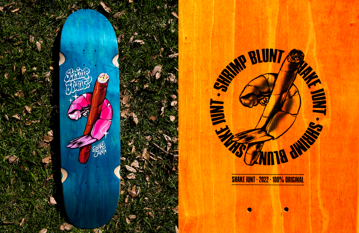 Shake Junt Skateboard Deck Shrimp Blunt 8 5 Shaped
