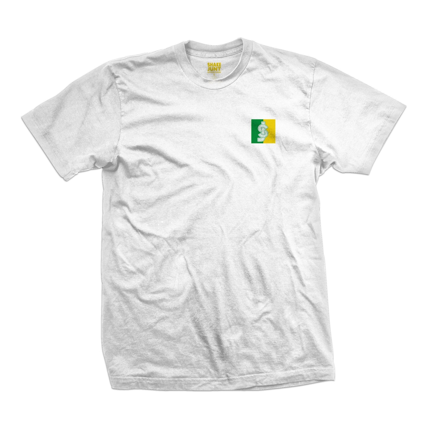Shake Junt Tee Blocked White Skateboard T-Shirt