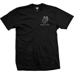 Shake Junt Tee Devilock Black Skateboard T Shirt Art By Nate Fierro