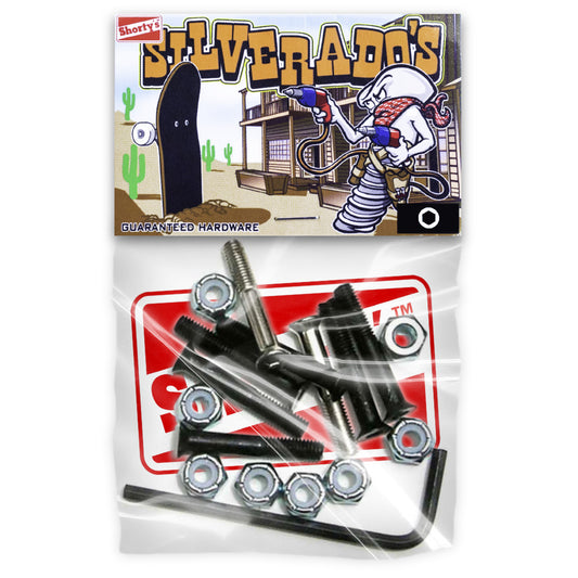 Shortys Bolts Silverado 1" inch Allen Key Skateboard Hardware