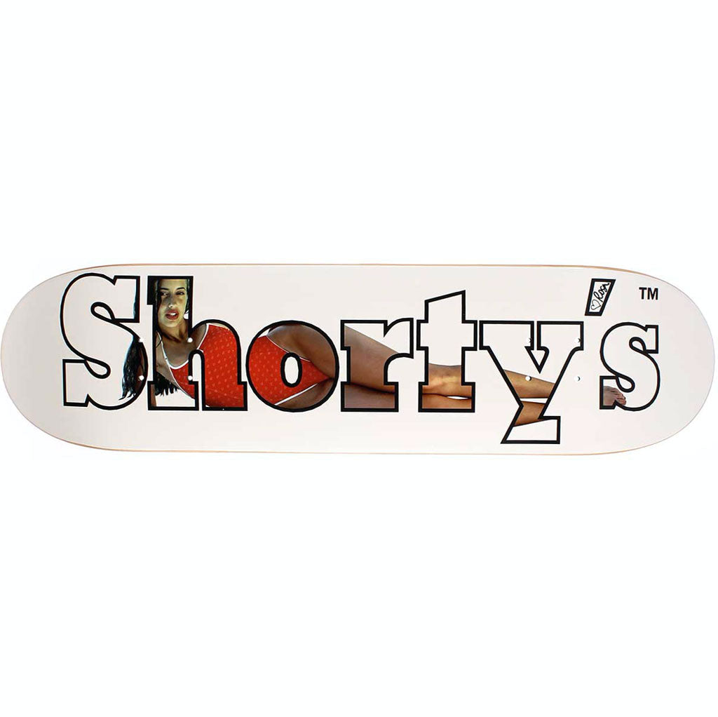 Shortys Skateboard Deck Rosa Long 8 Reissue Limited Edition