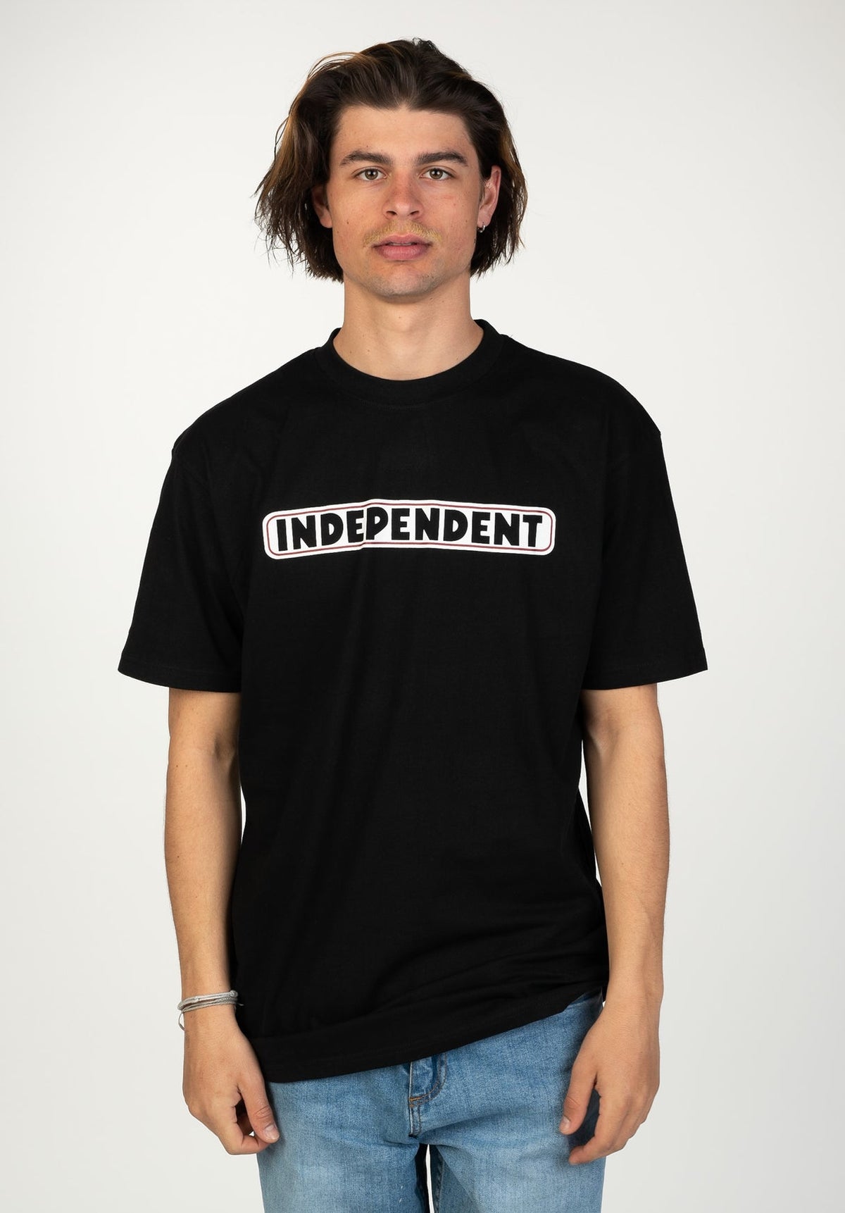 Indy Tee Bar Black Independent Trucks Skateboard T Shirt