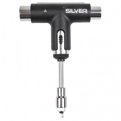 Silver Trucks Skate Tool Black Premium Ratchet Complete Skateboard T-Tool