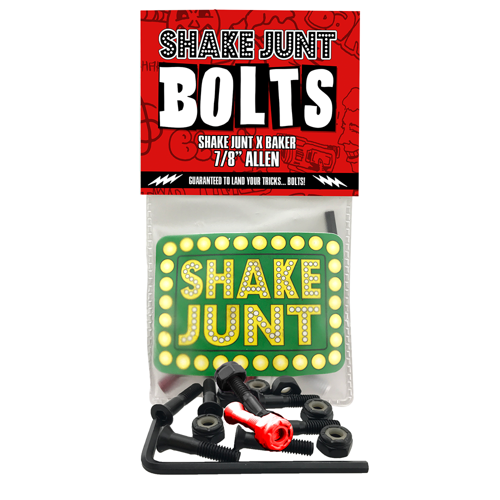 Shake Junt Bolts 7 8 Inch Baker Collab Allen Key Skateboard Hardware