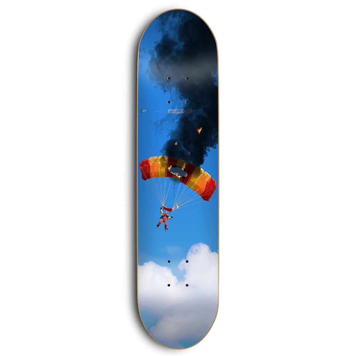Skate Mental Skateboard Deck Curren Caples Crash Burn 8 25
