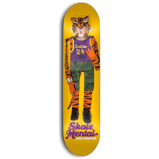 Skate Mental Skateboard Deck Eric Koston Tiger Doll 8.3"