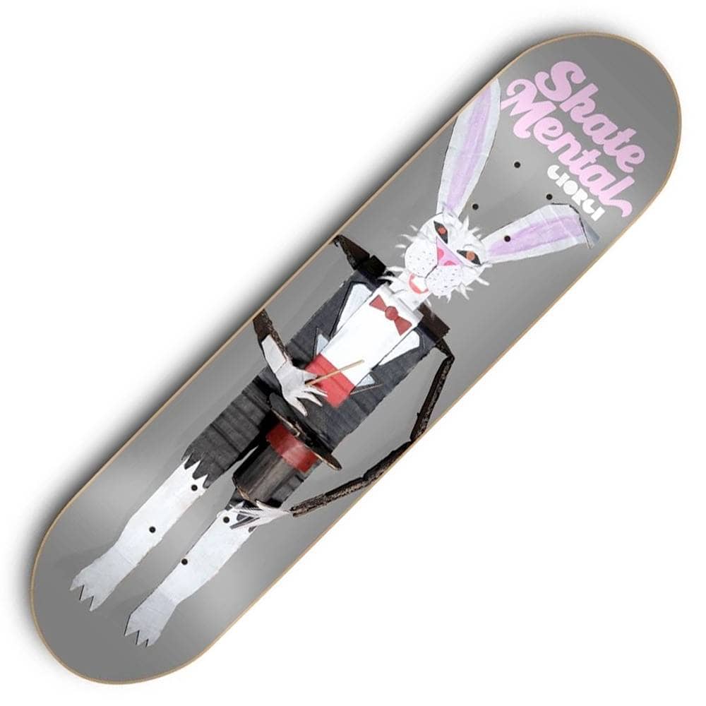 Skate Mental Skateboard Deck Giorgio Rabbit Doll 8.25"