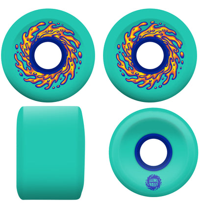 Santa Cruz Wheels Slime Balls 60mm OG Slime Green 78a Reissue Skateboard Wheels