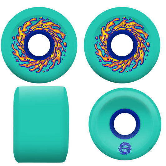Santa Cruz Wheels Slime Balls 60mm OG Slime Green 78a Reissue Skateboard Wheels