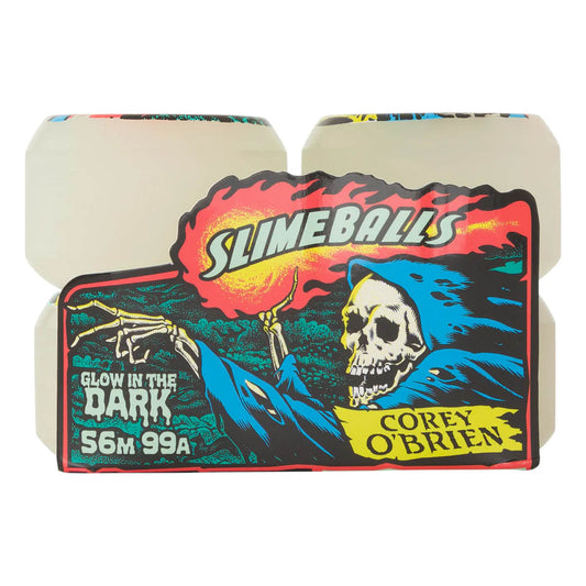 Santa Cruz Slime Balls Corey O'Brien Reaper GITD Speed Wheels 56MM 99A Reissue