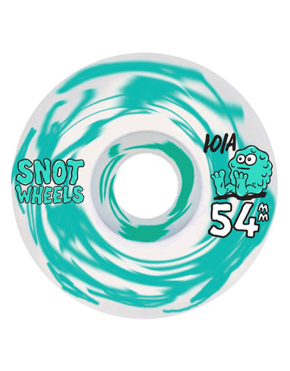 Snot Wheels Swirl White Green 54mm 101a
