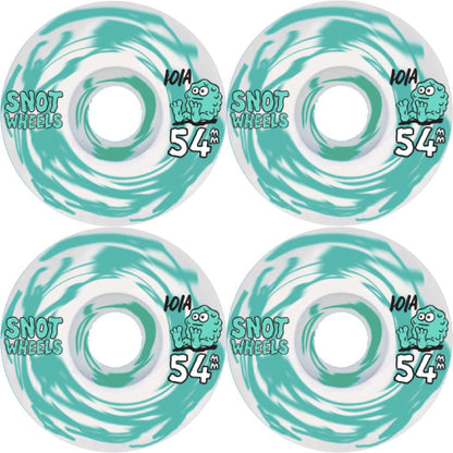 Snot Wheels Swirl White Green 54mm 101a