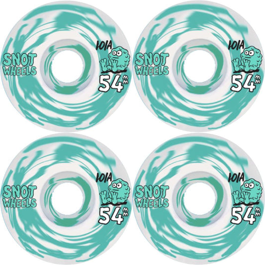 Snot Wheels Swirl White Green 54mm 101a