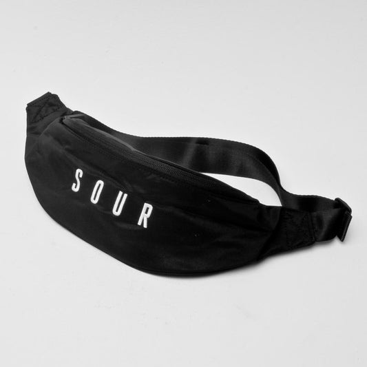 Sour Skateboards Hipster Black Skate Messenger Bum Bag Waist Pack