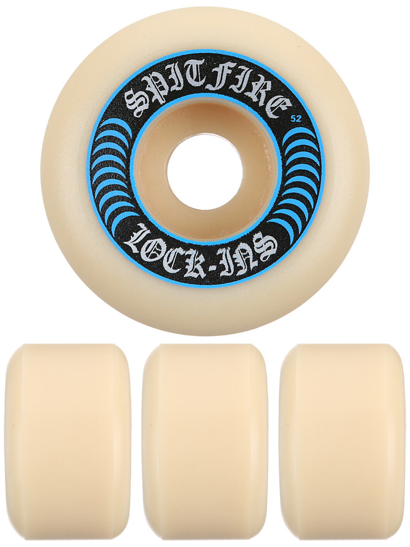 Spitfire Skateboard Wheels F4 Lock-Ins 53mm 99d Formula Four