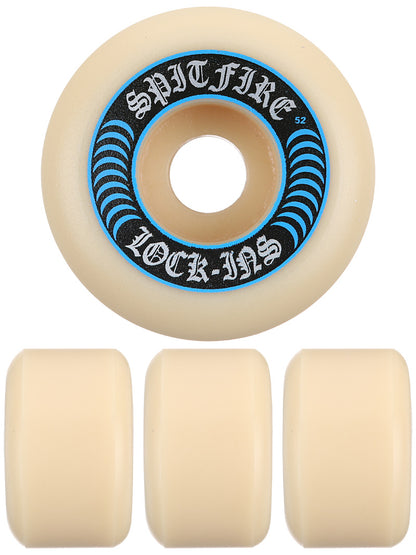 Spitfire Skateboard Wheels F4 Lock-Ins 53mm 99d Formula Four