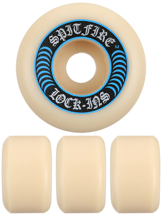 Spitfire Skateboard Wheels F4 Lock-Ins 53mm 99d Formula Four