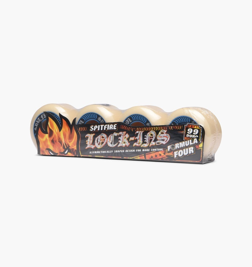 Spitfire Skateboard Wheels F4 Lock-Ins 53mm 99d Formula Four