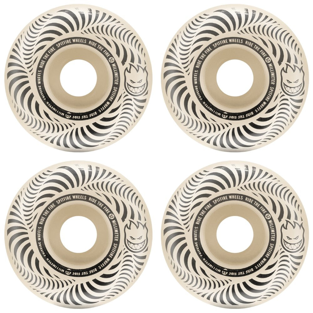 Spitfire Skateboard Wheels Flashpoint 50mm Classic Natural 99d
