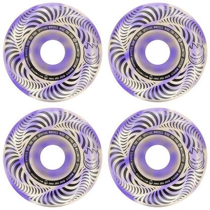 Spitfire Skateboard Wheels Flashpoint 52mm Classic Purple Swirl 99d