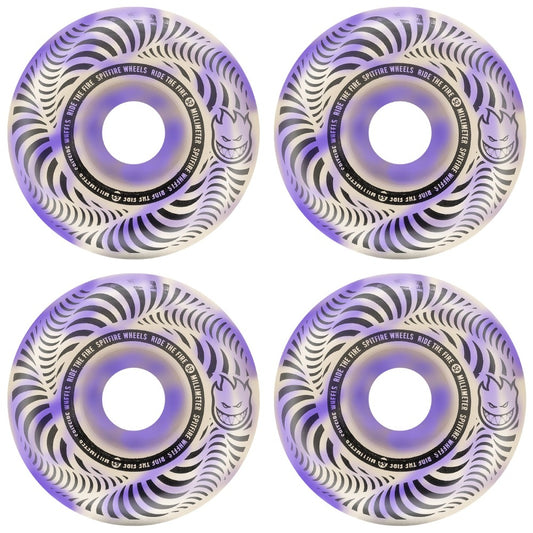Spitfire Skateboard Wheels Flashpoint 52mm Classic Purple Swirl 99d
