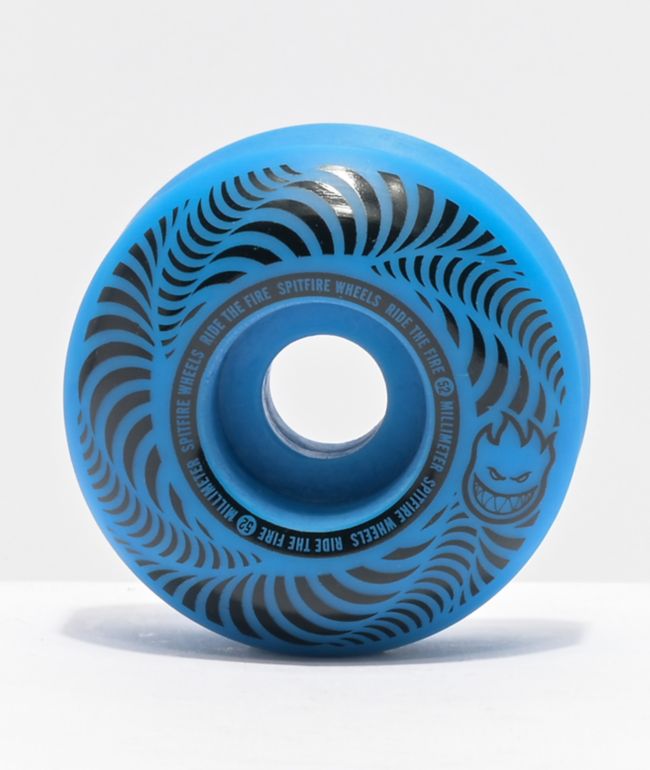 Spitfire Skateboard Wheels Flashpoint 54mm Classic Blue 99d
