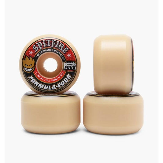 Spitfire Skateboard Wheels Formula Four Conical Full 53mm 101d F4