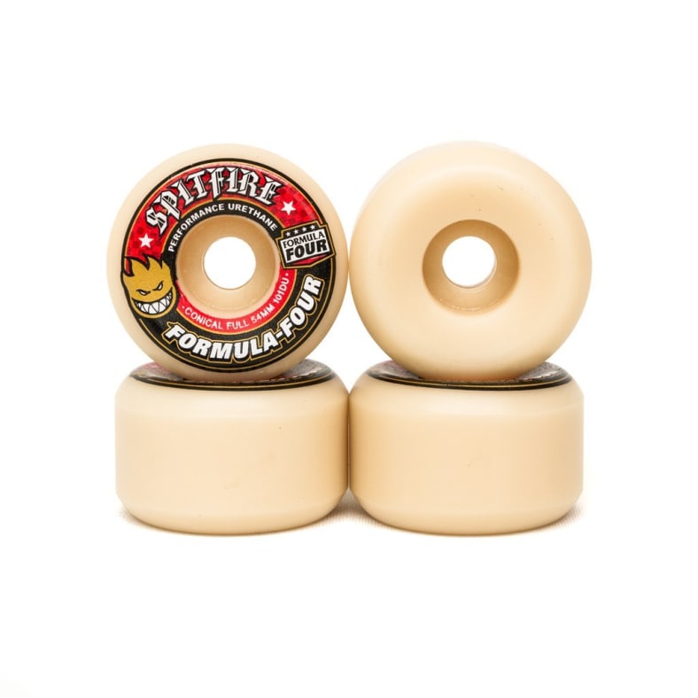 Spitfire Skateboard Wheels Formula Four Conical Full 54mm 101d F4