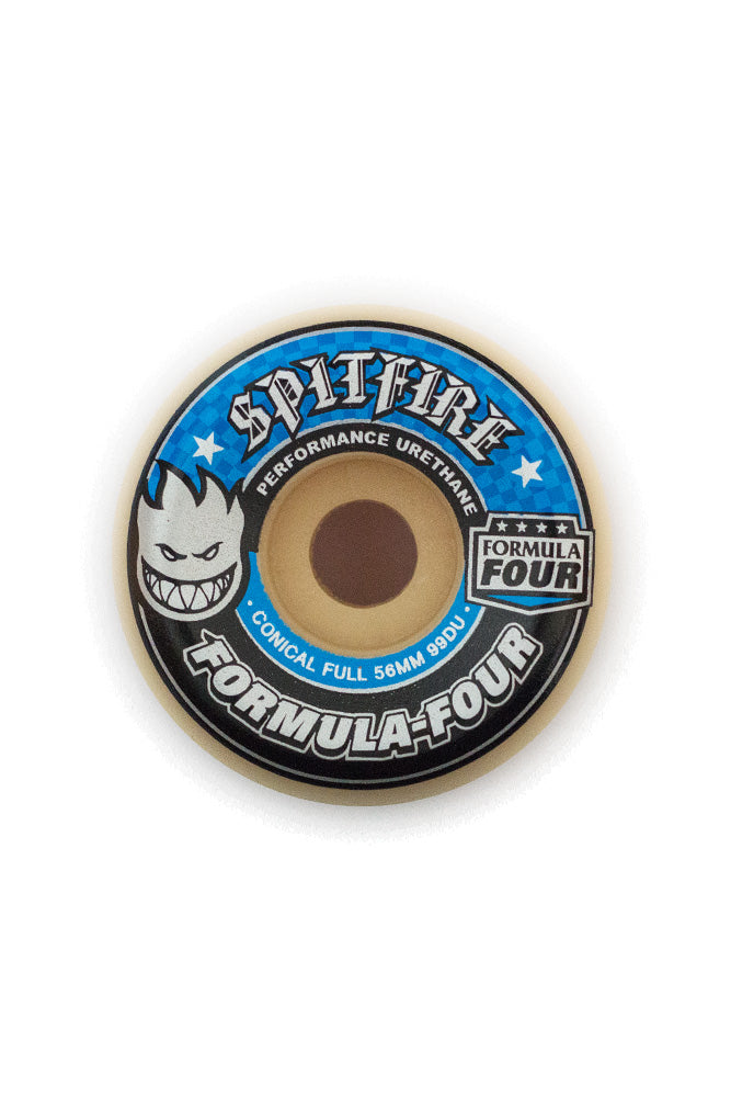 Spitfire Skateboard Wheels Formula Four Conical Full 56mm 99d F4