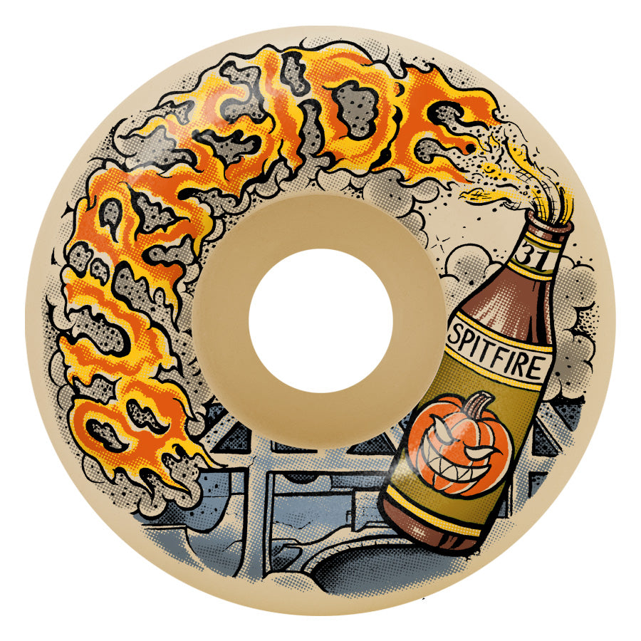 Spitfire Skateboard Wheels Formula Four Live to Burnside 56mm Classic 99D F4
