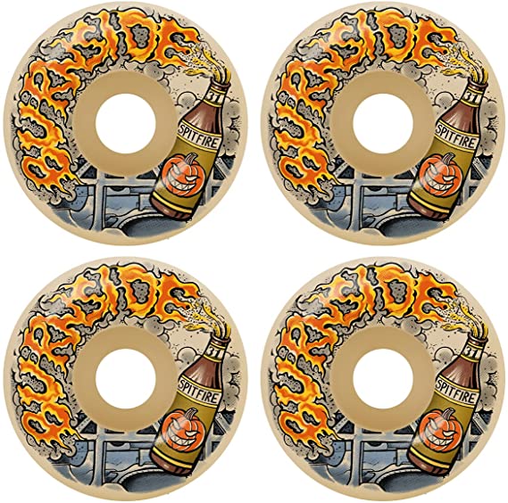 Spitfire Skateboard Wheels Formula Four Live to Burnside 56mm Classic 99D F4