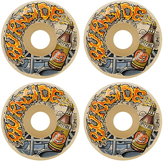 Spitfire Skateboard Wheels Formula Four Live to Burnside 56mm Classic 99D F4