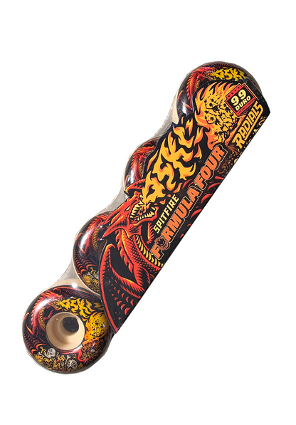 Spitfire Wheels Formula Four Oski 55mm Scorched Radials 99D F4