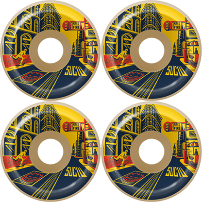 Spitfire Skateboard Wheels Formula Four Suciu Market 53mm Conical Full 99D F4