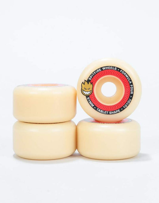 Spitfire Skateboard Wheels Formula Four Tablets 51mm 101D F4