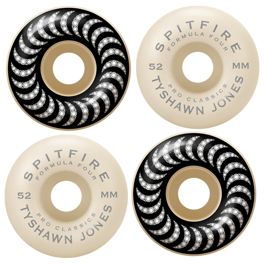 Spitfire Skateboard Wheels Formula Four Tyshawn Forever 52mm Classic 99D F4
