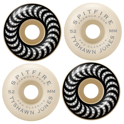 Spitfire Skateboard Wheels Formula Four Tyshawn Forever 52mm Classic 99D F4