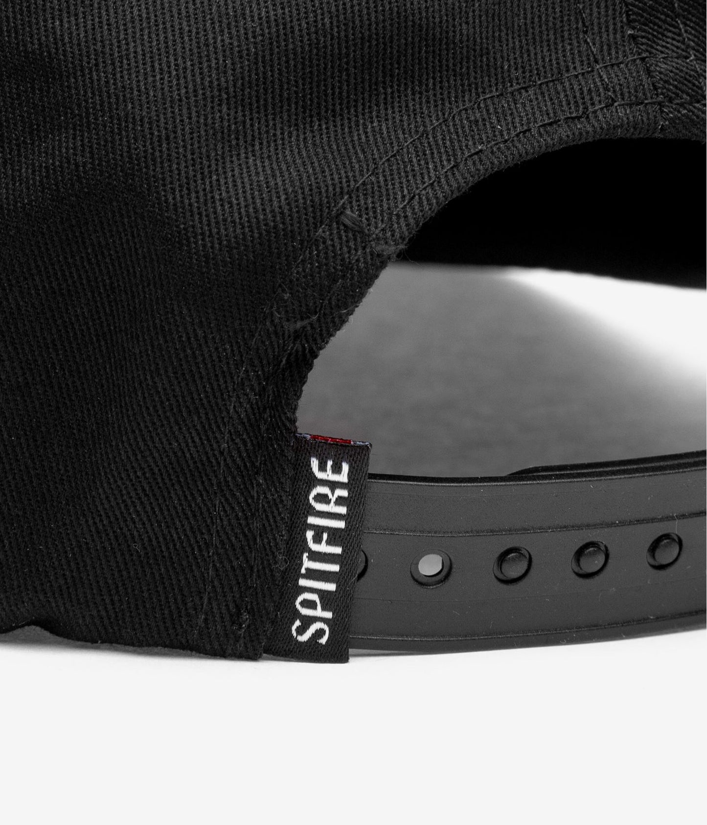 Spitfire Wheels Cap Classic 87 Swirl Black Yellow Snapback Skateboard Hat