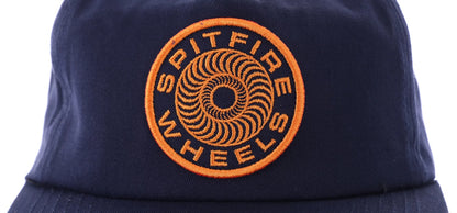 Spitfire Wheels Cap Classic 87 Swirl Navy Snapback Skateboard Hat