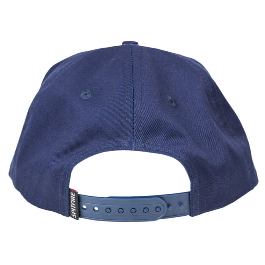 Spitfire Wheels Cap Classic 87 Swirl Navy Snapback Skateboard Hat