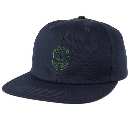 Spitfire Wheels Cap Lil Bighead Navy Green Strapback Skateboard Hat