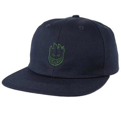 Spitfire Wheels Cap Lil Bighead Navy Green Strapback Skateboard Hat
