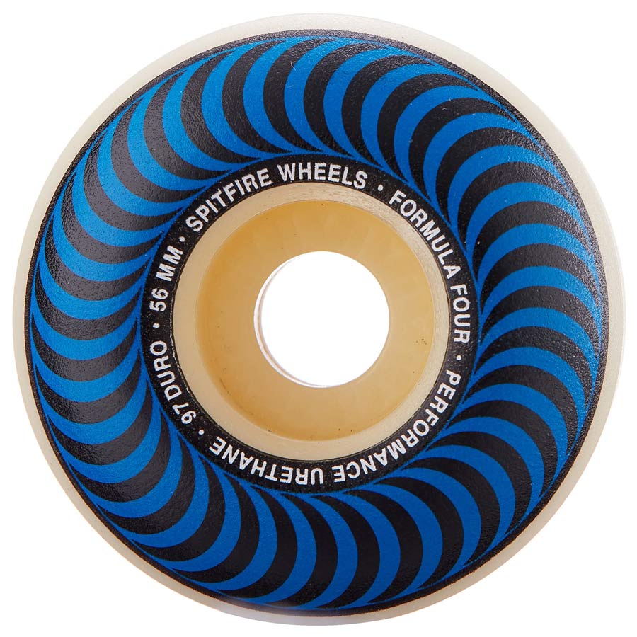 Spitfire Wheels Formula Four Classic Nat 56mm 97a Blue F4